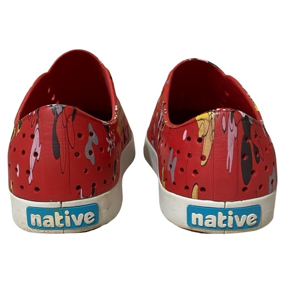 Native Disney Minnie Mouse Red & White Slip Ons - Picture 6 of 10